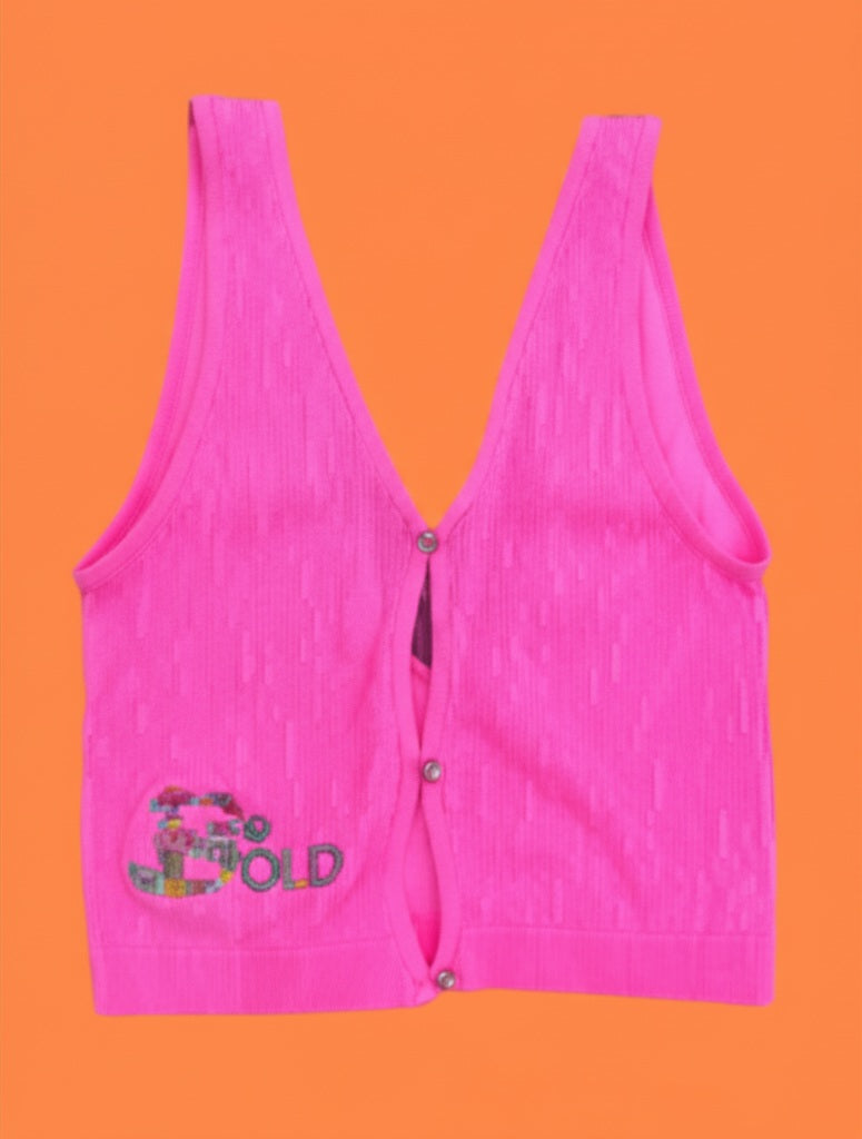 Be Bold Peek-A-Boo Tank