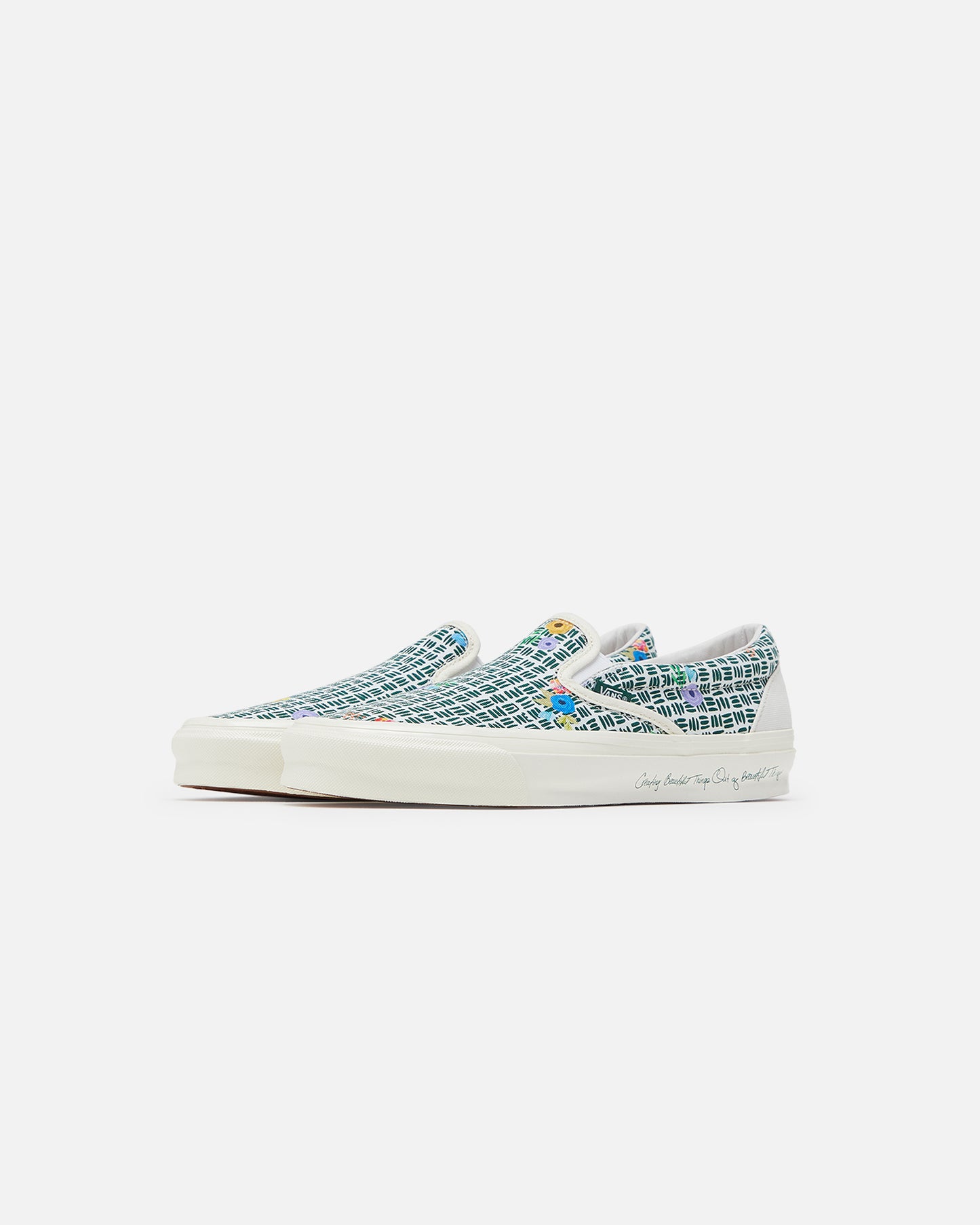Limited Edition OG Classic Slip-On Vault by Vans + Brooklyn Blooms