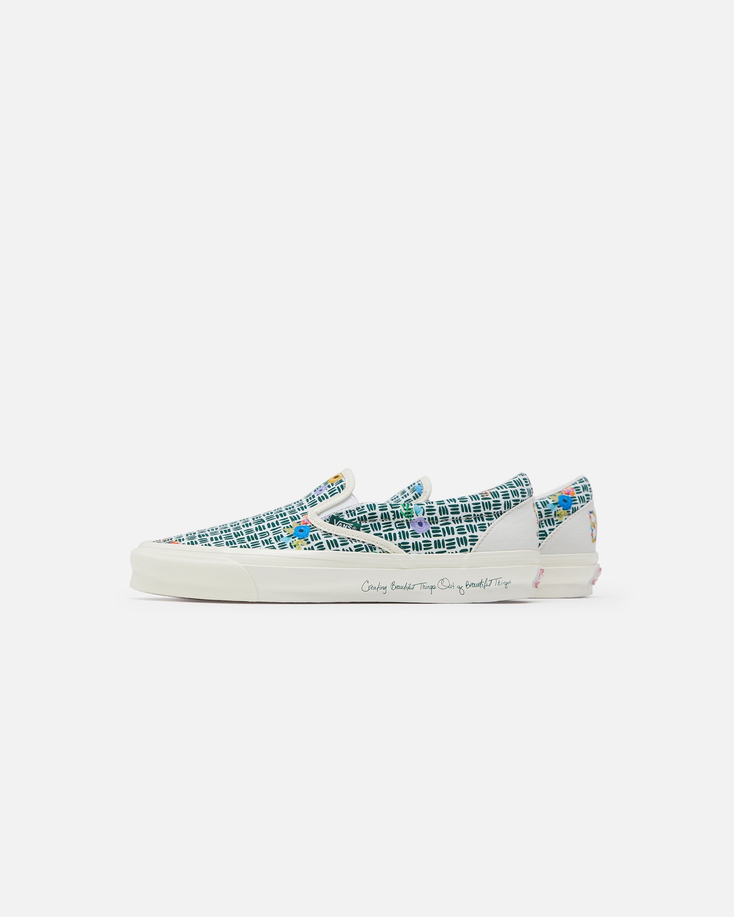 Limited Edition OG Classic Slip-On Vault by Vans + Brooklyn Blooms