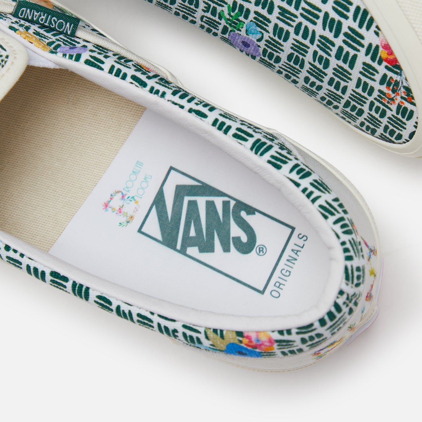 Limited Edition OG Classic Slip-On Vault by Vans + Brooklyn Blooms